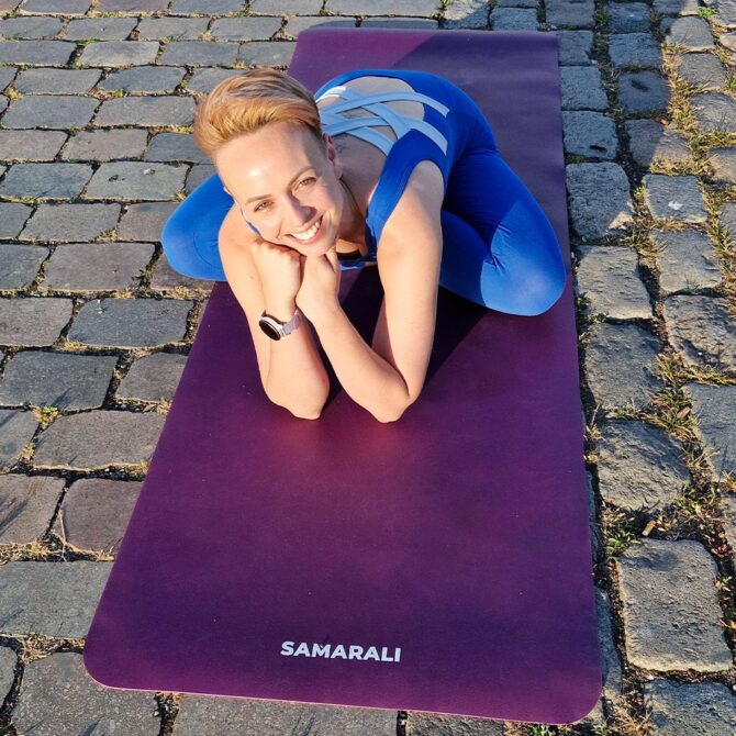 Tapis de yoga en caoutchouc naturel