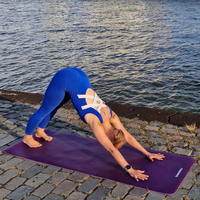 Tapis de yoga en caoutchouc naturel