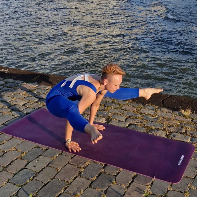 Tapis de yoga en caoutchouc naturel