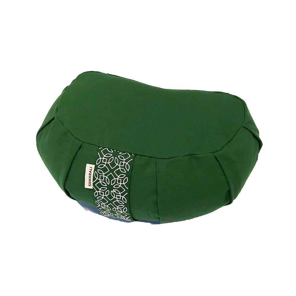 Crescent meditation cushion - Forest Green