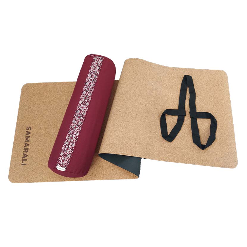 Kork-matta-classic_bolster_red2 Yin yoga set - Klassiskt Yin yoga set - Klassiskt Yin yoga set