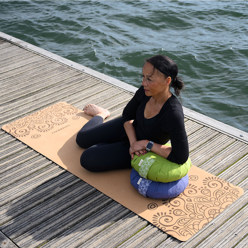 Cork mat - sun eclipse Zafu meditation cushion Zafu meditation cushion Zafu meditation cushion Zafu meditation cushion Zafu meditation cushion
