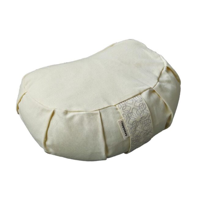 Coussin de méditation en forme de croissant - Ivoire Coussin de méditation en forme de croissant - Ivoire Coussin de méditation en forme de croissant - Ivoire