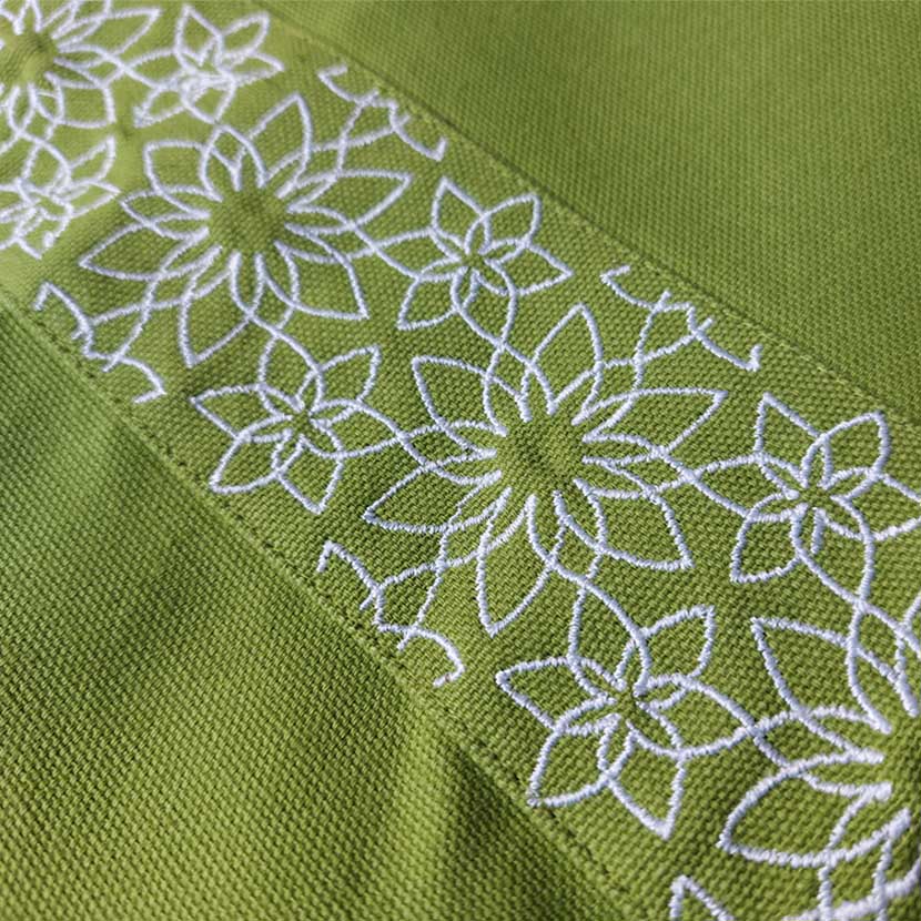 Green-meditation-mat_embroidery Yin yoga set – Moon Yin yoga set – Moon Yin yoga set