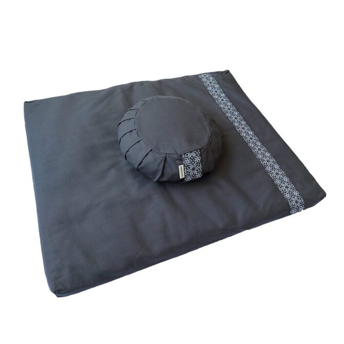 Meditation set with cushion zafu - Gray Meditation set with cushion zafu - Gray Meditation set with cushion zafu - Gray Meditation set with cushion zafu - Gray Meditation set with cushion zafu - Gray