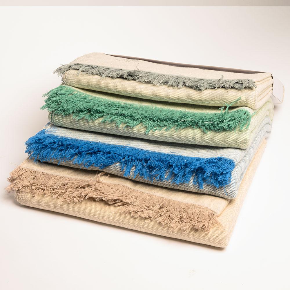 Organic Cotton Yoga Blanket - Beige