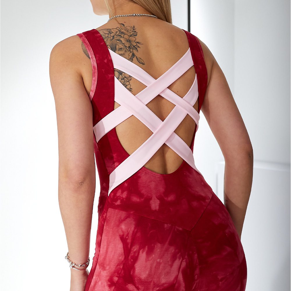 Overall-Aphrodite-Rot-Krawatte-Farbe-S-M-2 Jumpsuit Aphrodite - S, Rot Jumpsuit Aphrodite - S, Rot Jumpsuit Aphrodite - S, Rot