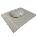 Meditation set with cushion crescent - Chateau grey