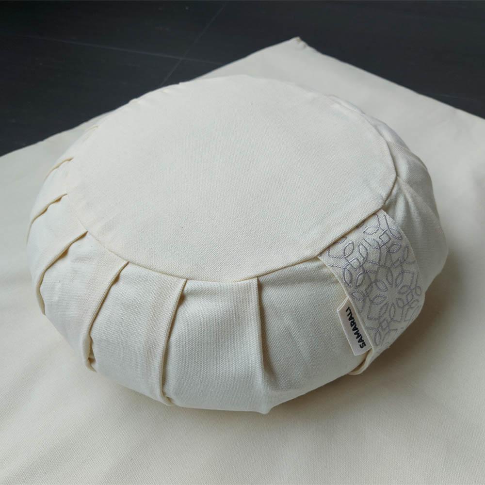 Zafu meditation cushion - Ivory
