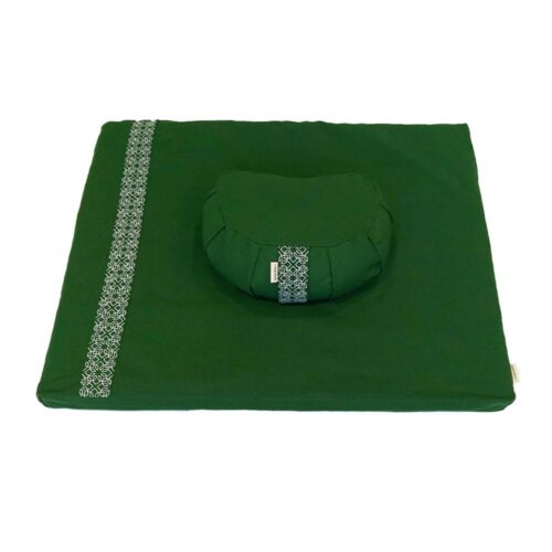 Meditation set with cushion crescent - Forest Green Meditation set with cushion crescent - Forest Green Meditation set with cushion crescent - Forest Green Meditation set with cushion crescent - Forest Green