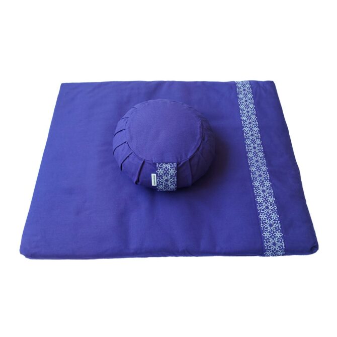 Meditation set with cushion zafu - Purple Meditation set with cushion zafu - Purple Meditation set with cushion zafu - Purple Meditation set with cushion zafu - Purple