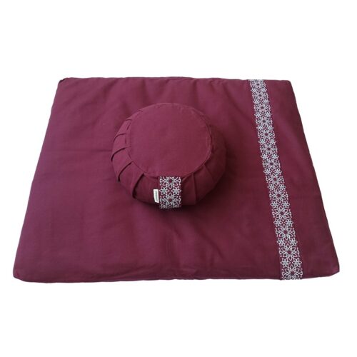 Set de méditation avec coussin zafu