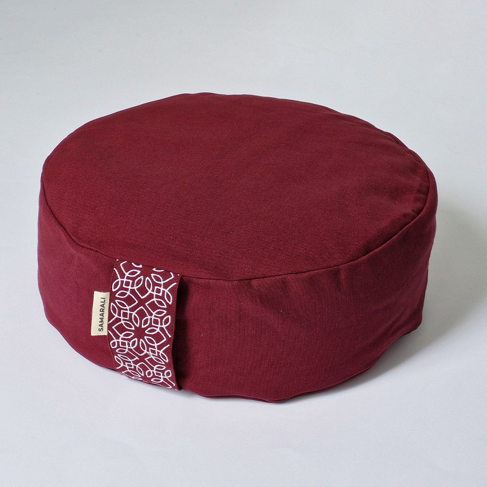 Round meditation cushion - XL - Red
