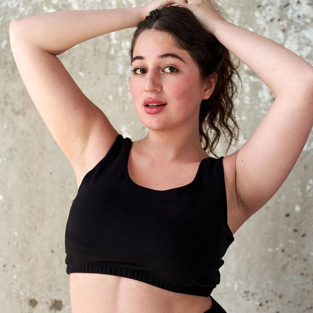 Yoga bra - Black , XXL