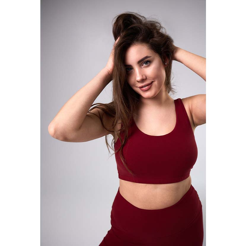 Yoga bra - Red , L