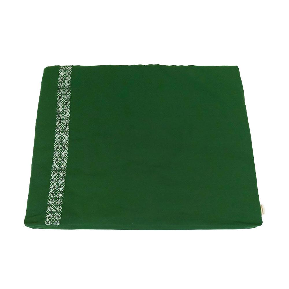 Meditation mat zabuton - Forest Green