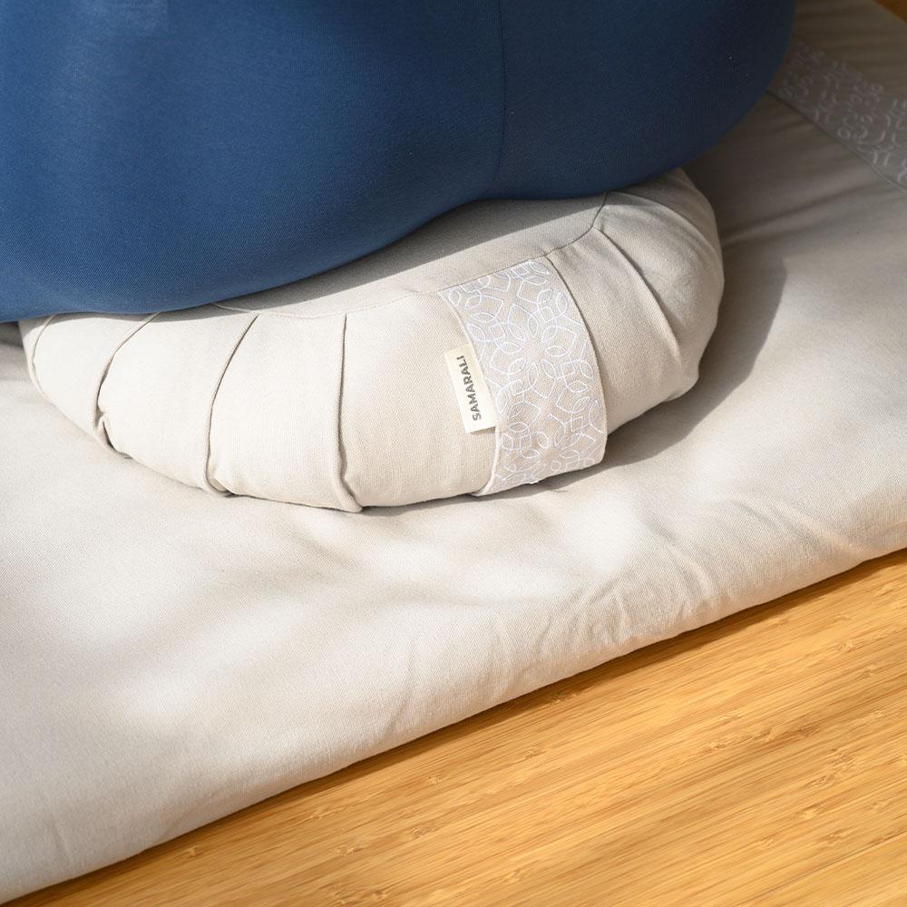 Zafu-zabuton-meditation-set Zafu meditation cushion - Chateau grey Zafu meditation cushion - Chateau grey Zafu meditation cushion - Chateau grey