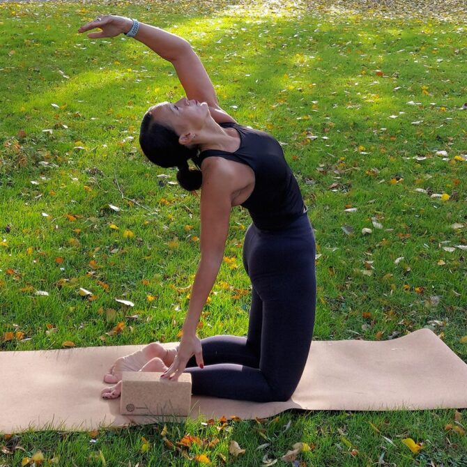 Bloc de yoga en liège