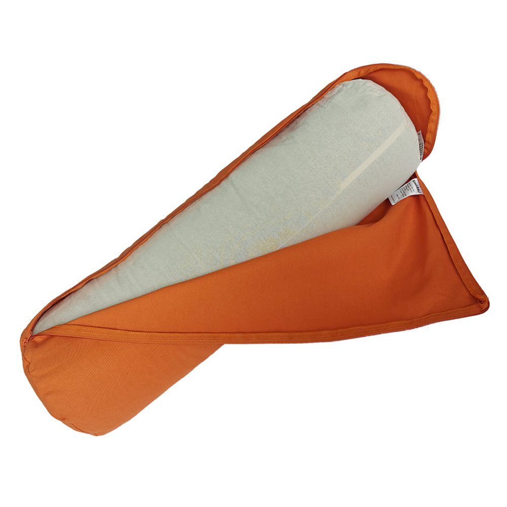 Organic Cotton Bolster Covers - Orange
