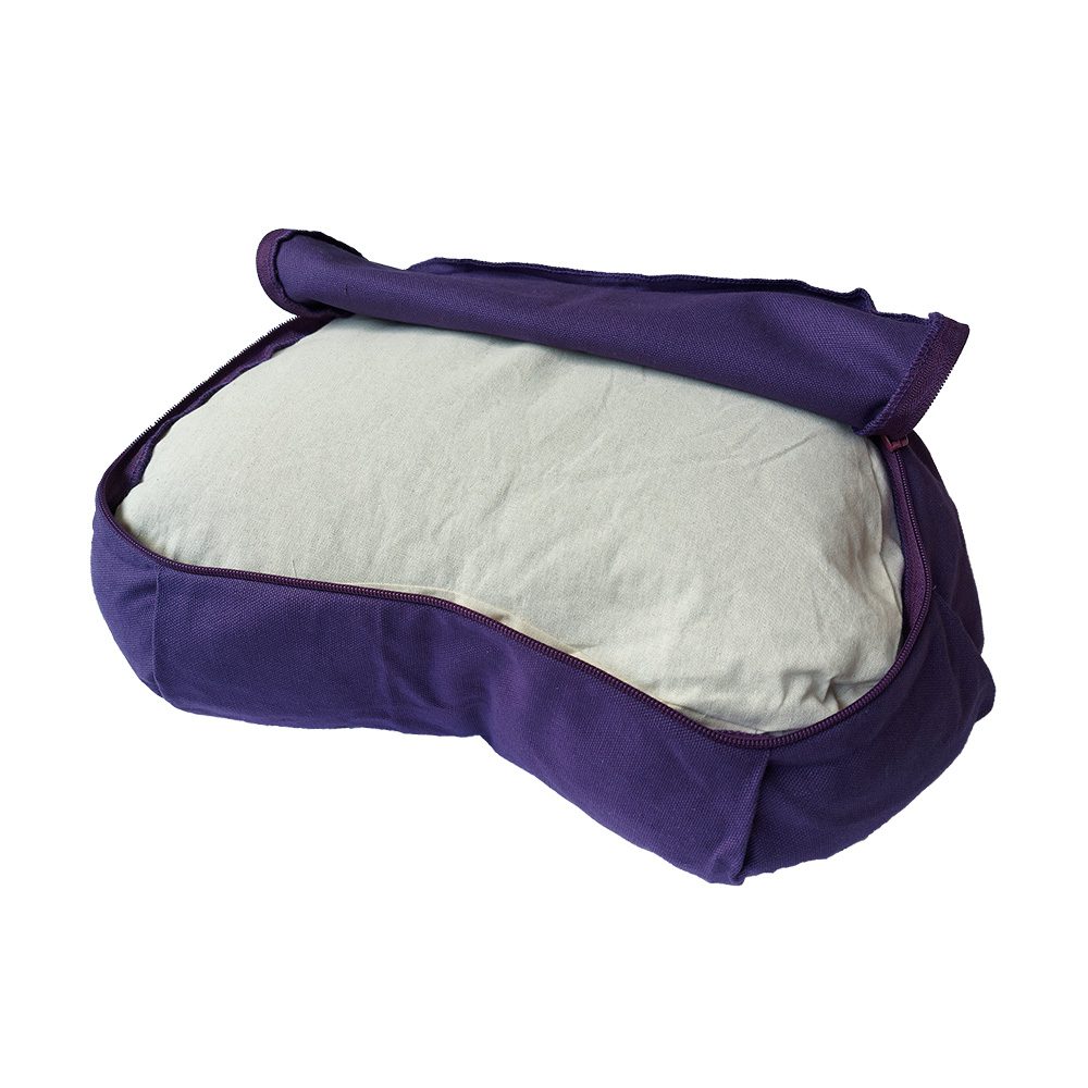 Crescent meditation cushion - Purple
