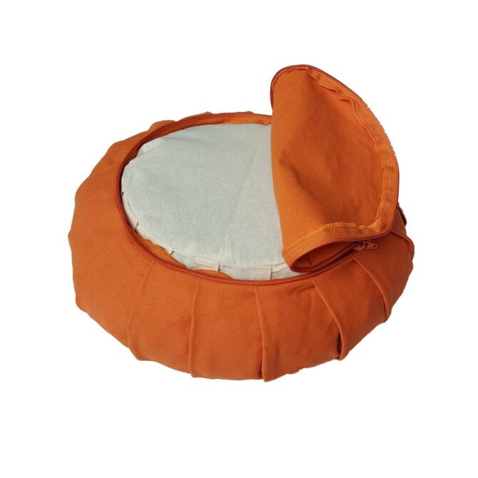 Zafu meditation cushion - Orange