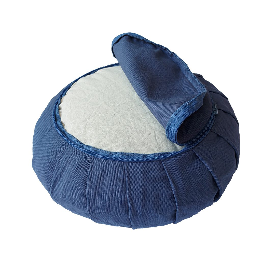 meditation-cushion-pilled_blue4 Zafu meditation cushion - Denim Blue Zafu meditation cushion - Denim Blue Zafu meditation cushion - Denim Blue