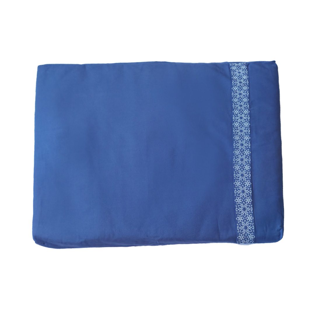 Meditation mat zabuton - Denim Blue