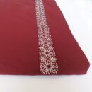 Meditation set with cushion crescent - Red
