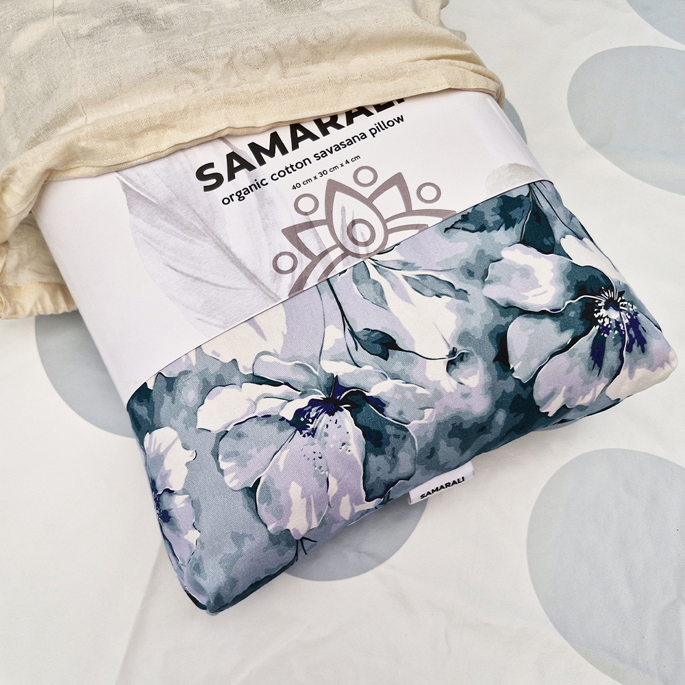 Floral Harmony Savasana-kussen, nekkussen 4 Yoga-nekkussen Yoga-nekkussen