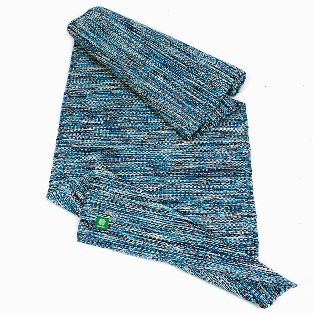 Baumwollteppich Ocean Mist (blau mix) 2