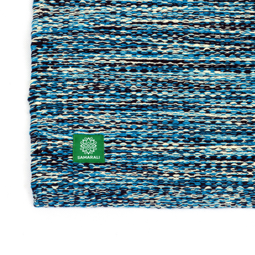 Baumwollteppich Ocean Mist (Blau-Mix) 5