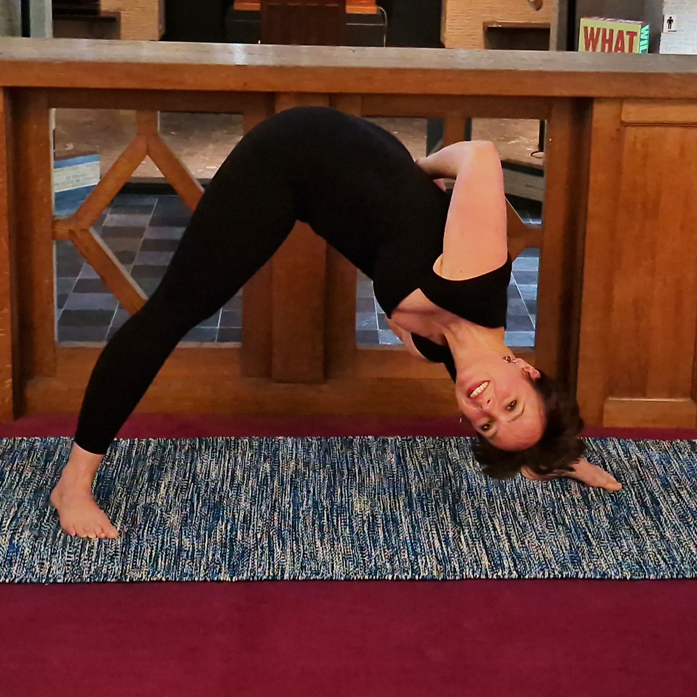 Yogamatta blå mix 4