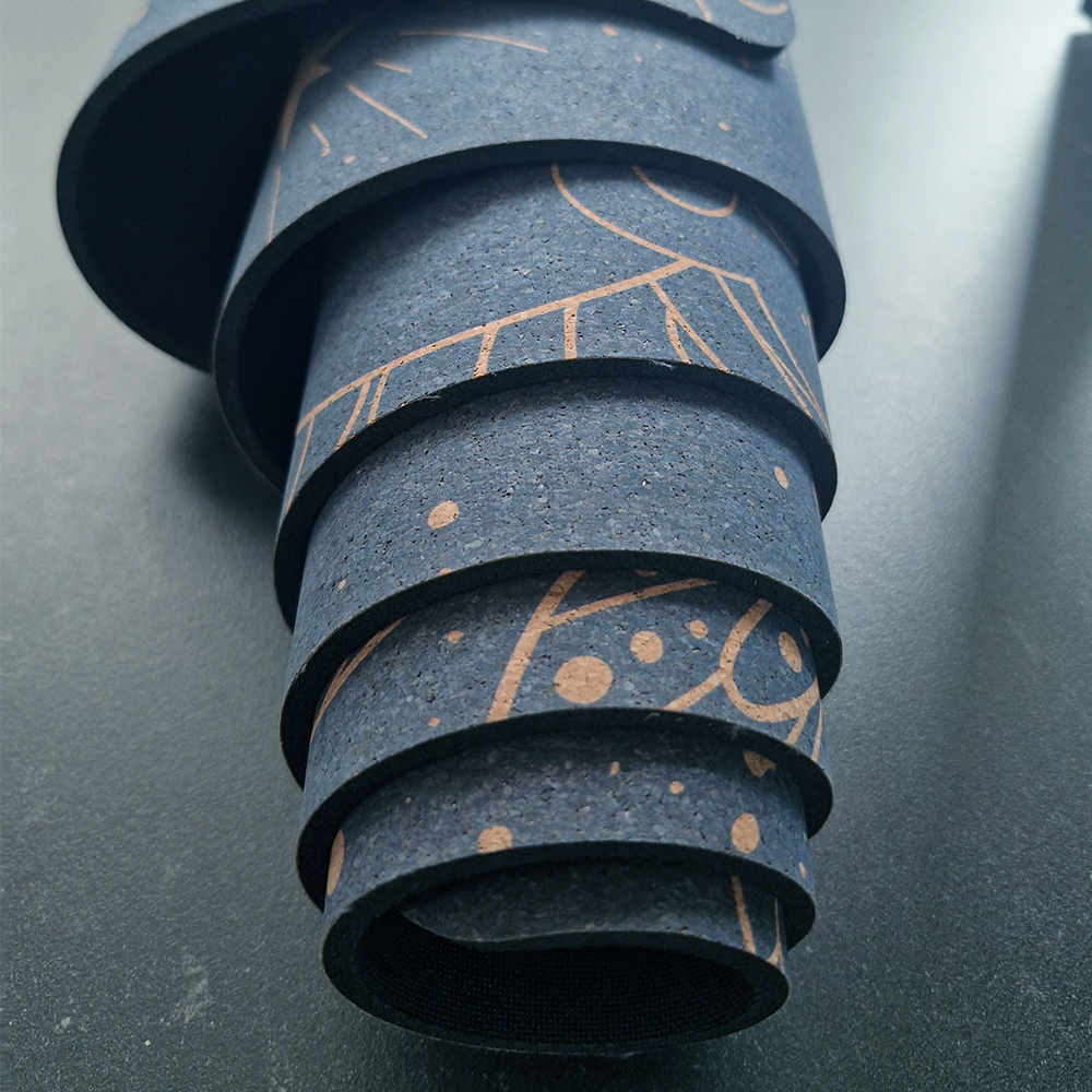 Cosmic harmony blue 6 What yoga mat material is best for hot yoga? sustainable yoga mats