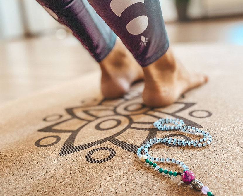 How do you prevent your yoga mat from sliding during practice?  sustainable yoga mats